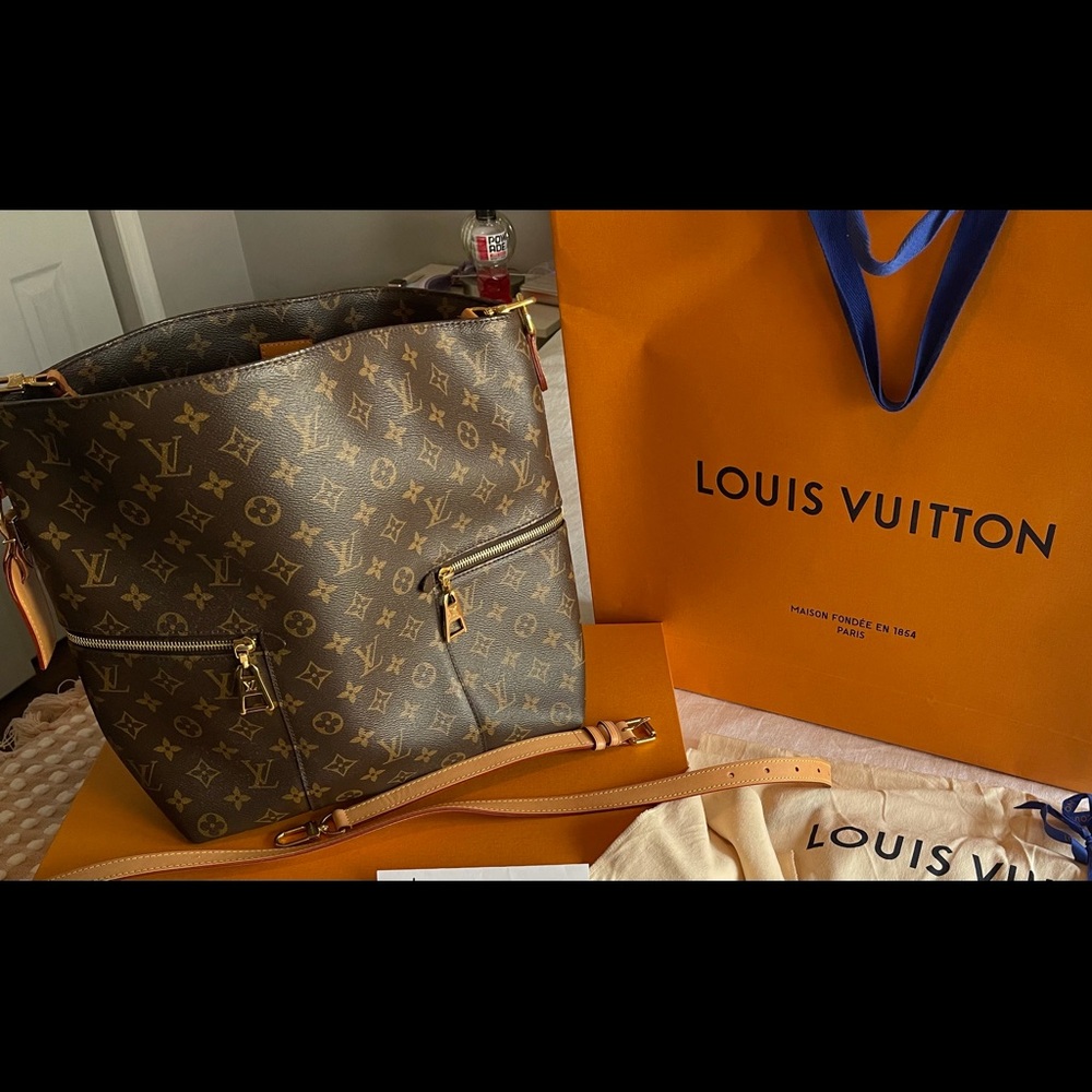 Authentic Louis Vuitton Melíe Hobo Monogram